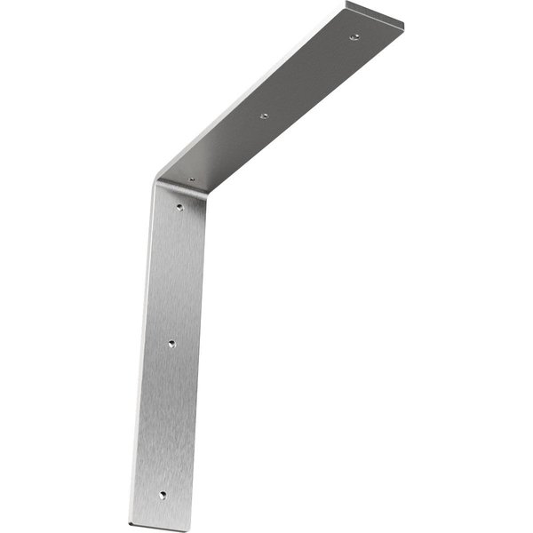 Ekena Millwork Hamilton Steel Bracket, Stainless Steel 2"W x 12"D x 12"H BKTM02X12X12HASS